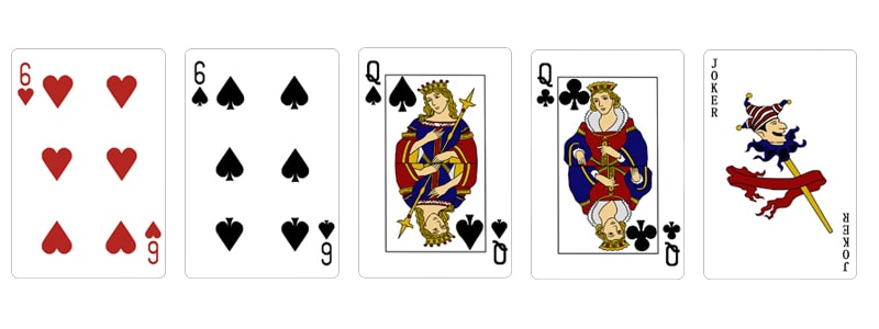 「6・6・Q・Q・Q」フルハウス